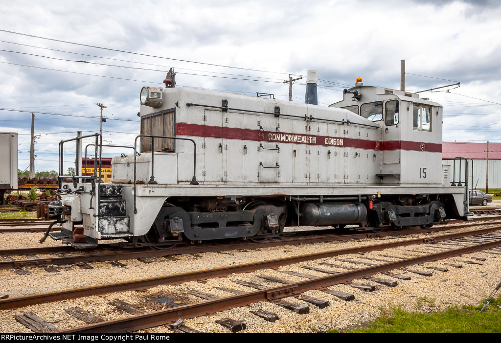 CWEX 15, EMD SW1, ComEd plant switcher at Illinois Railway Museum